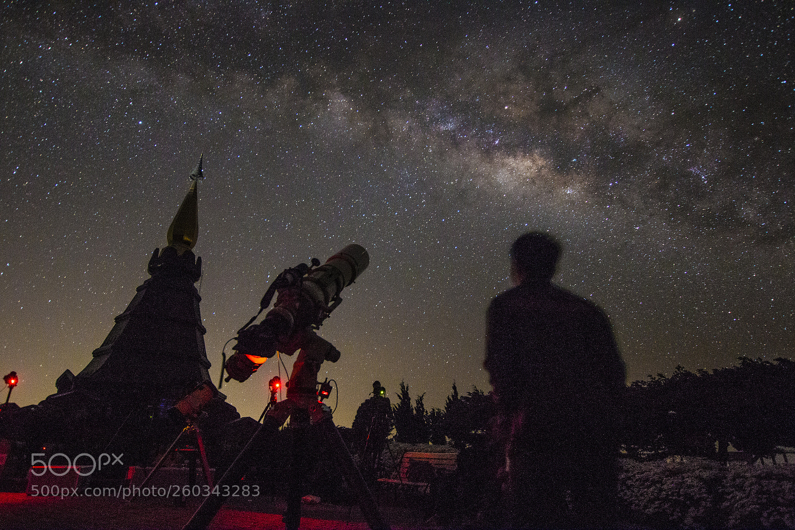 Canon EOS 70D sample photo. Pagoda with milky way photography