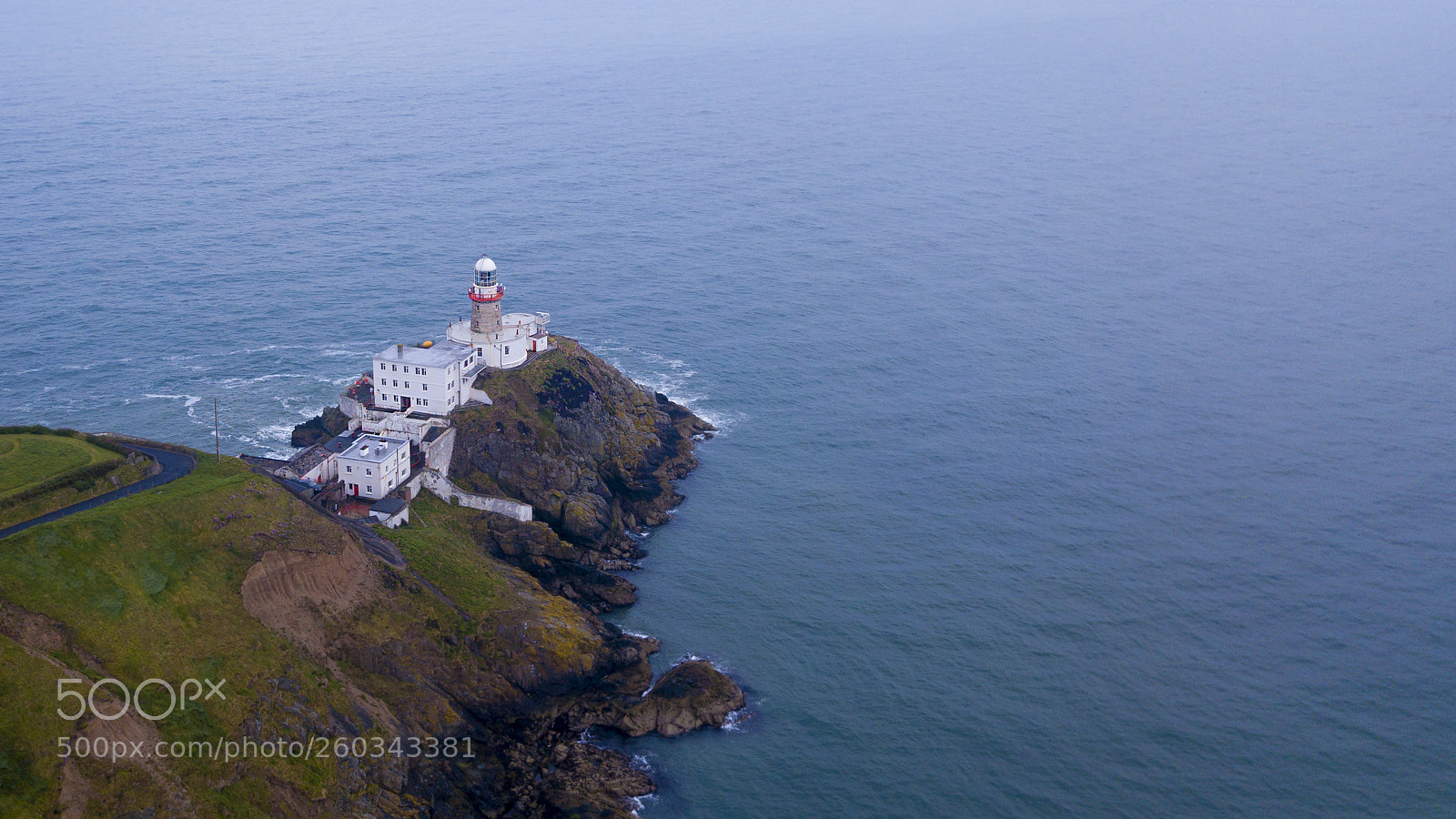 DJI FC220 sample photo. Baily lighthouse (howth, ireland) photography