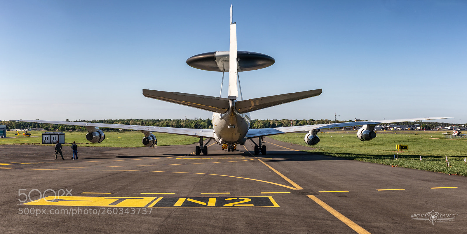 Canon EOS 5D Mark IV sample photo. Boeing e-3a sentry lx-n90459 photography