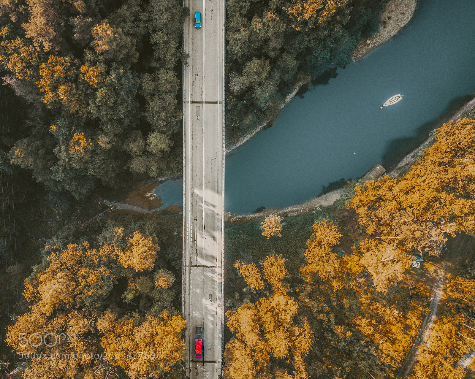 DJI FC220 sample photo. Wilczy jar bridge photography