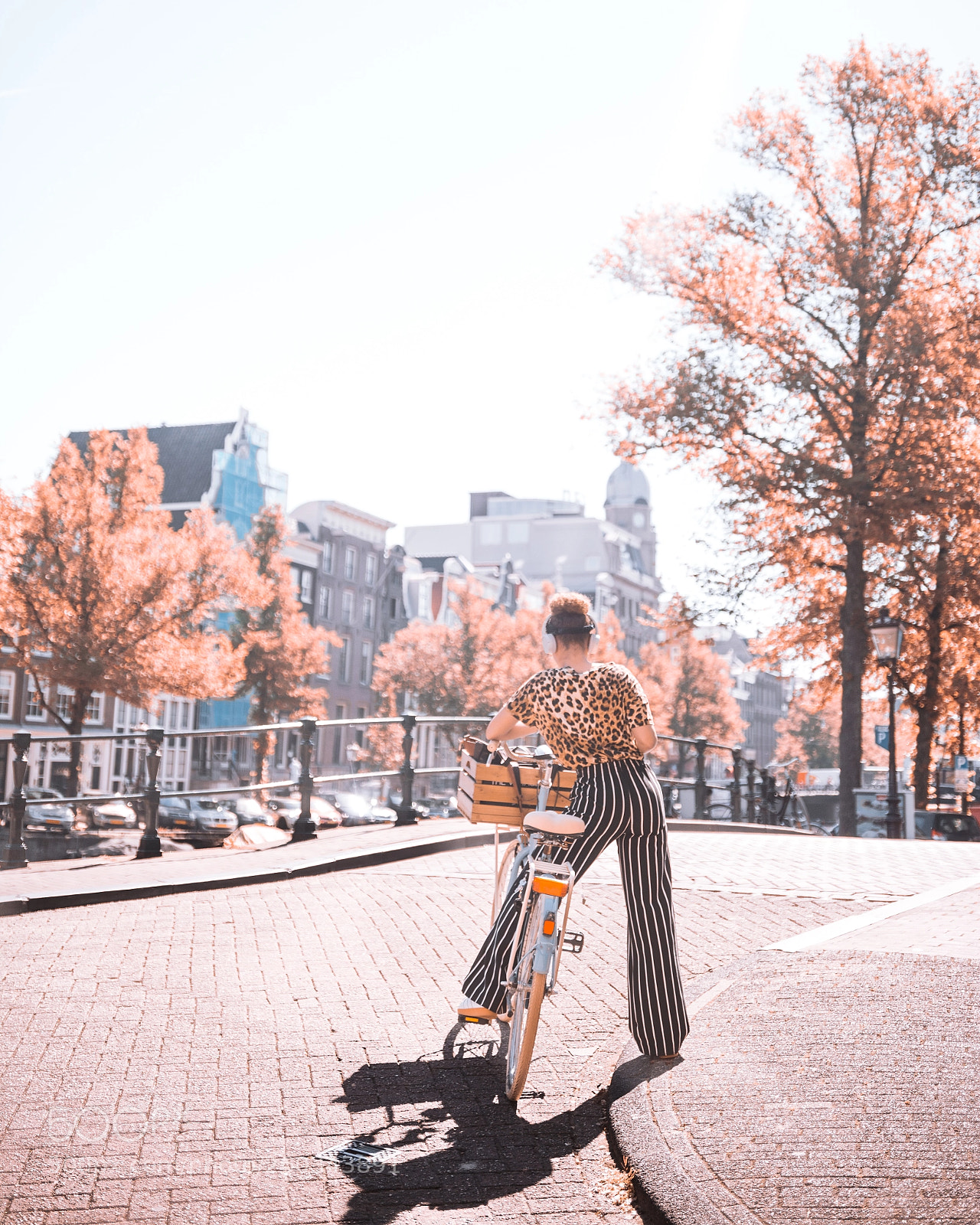 Nikon D7100 sample photo. Amsterdam cyclist photography
