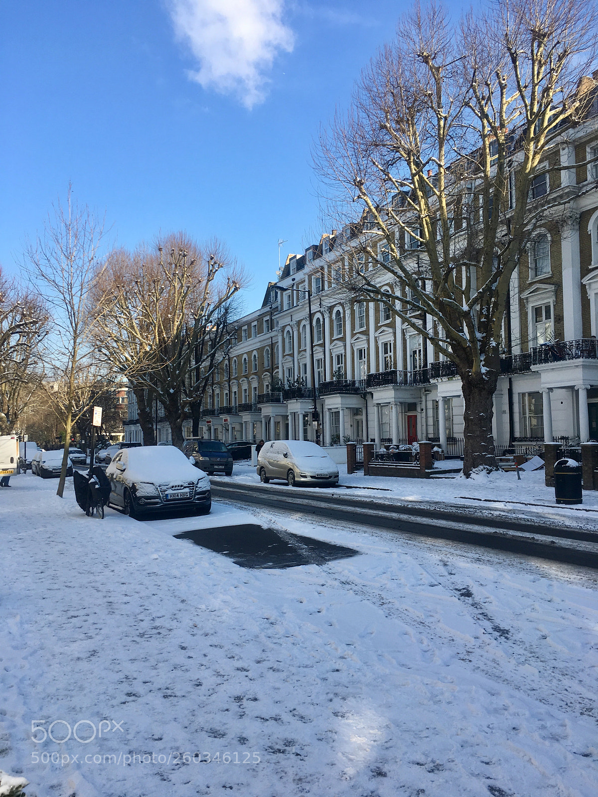 Apple iPhone 6s sample photo. Winter streets of london photography
