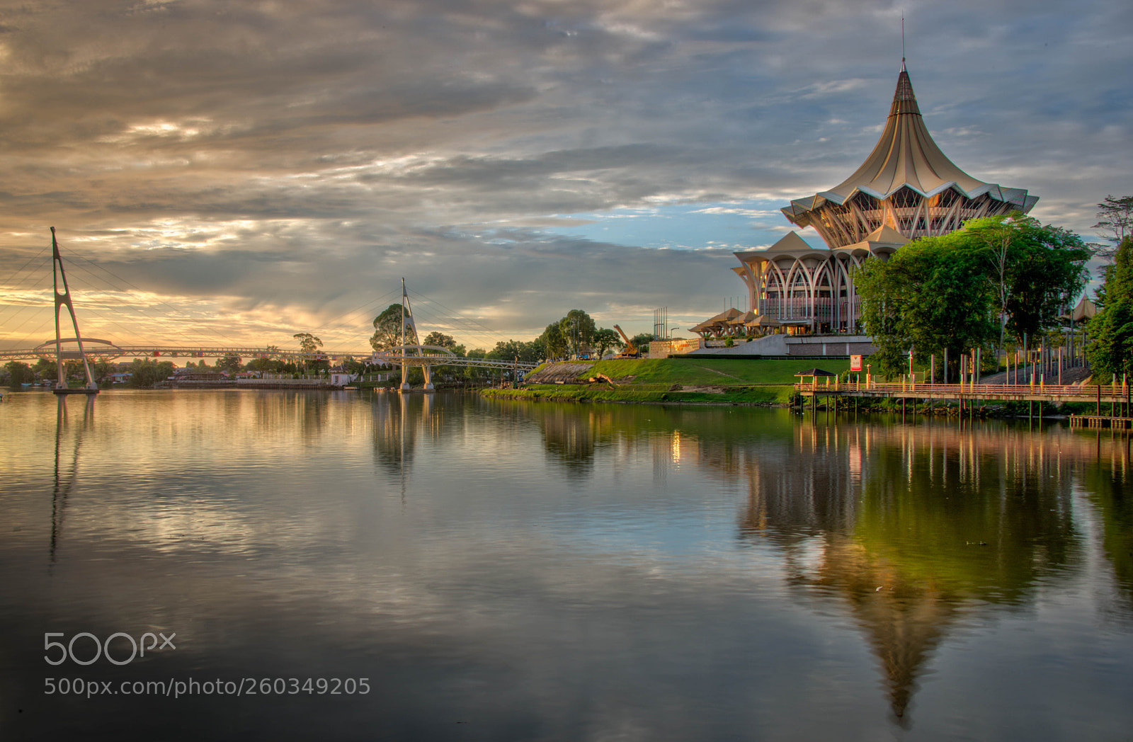 Nikon D610 sample photo. Borneo twilight photography