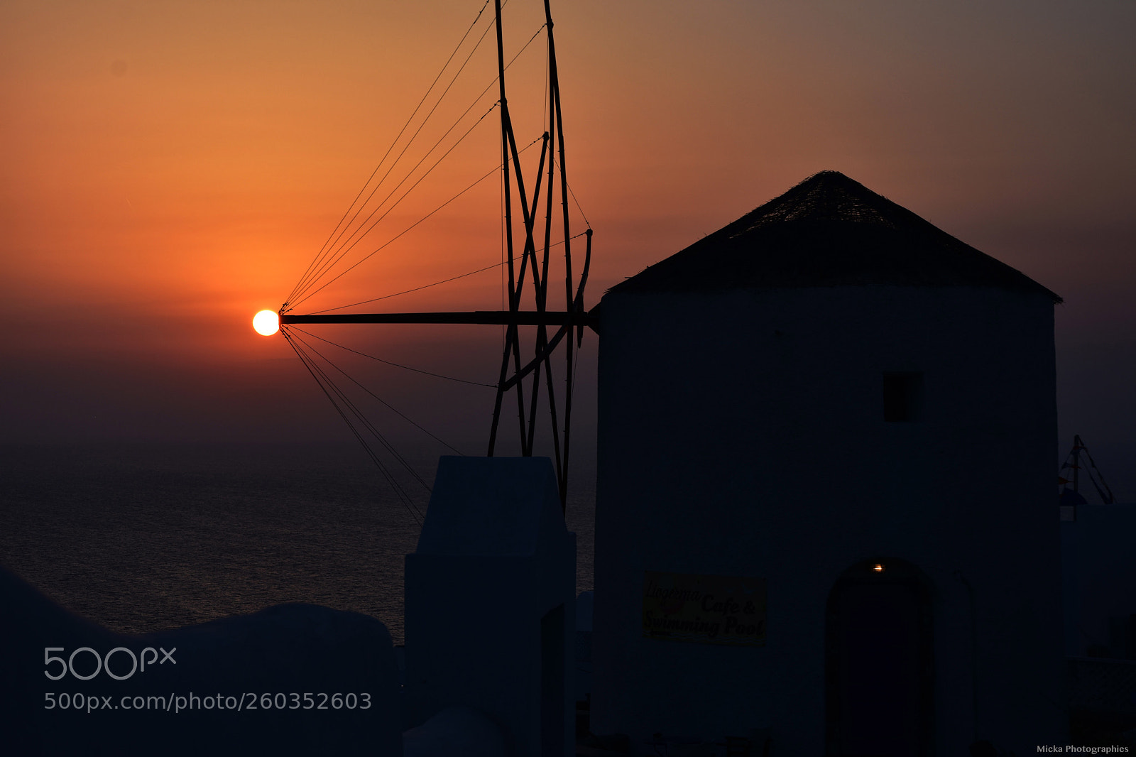 Nikon D7200 sample photo. Sunset in oia photography