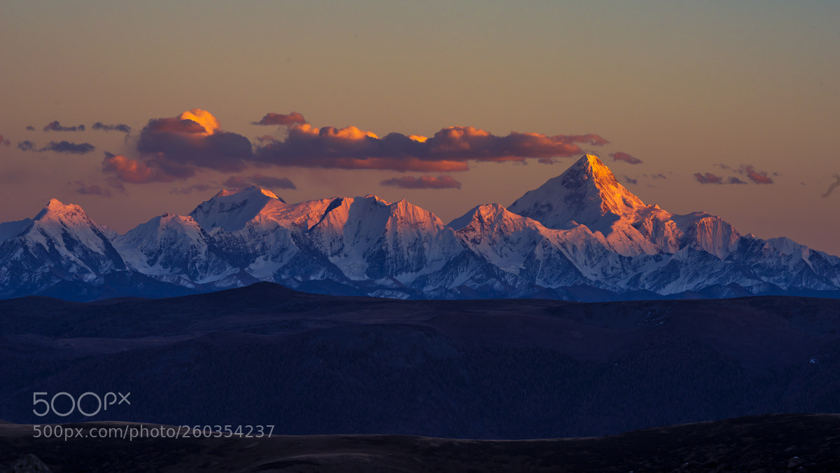Nikon D800E sample photo. Gonggar snow mountain--01 photography
