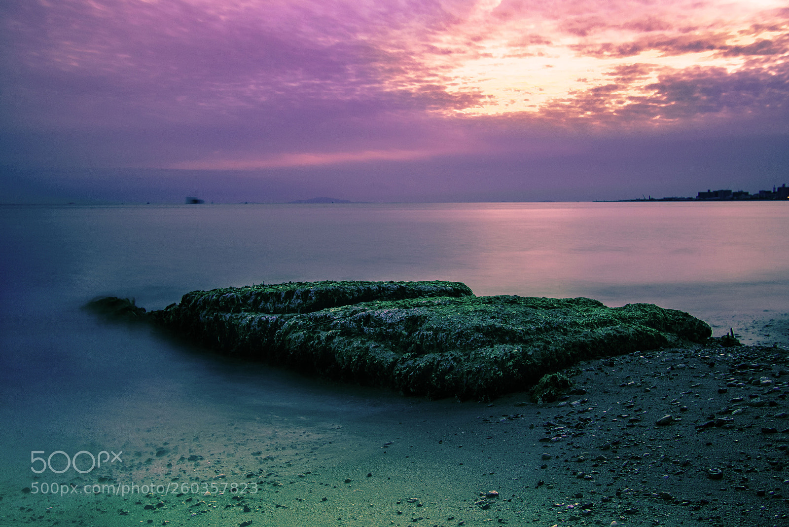 Nikon D800E sample photo. Seaside rock and sunset photography