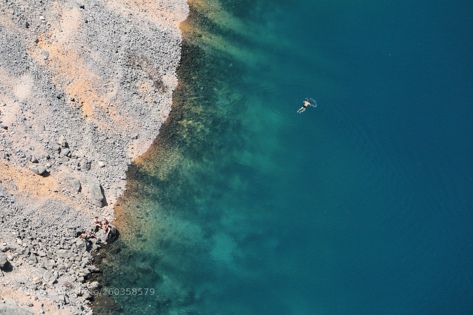 Canon EOS 70D sample photo. Swimmer in modro jezero photography
