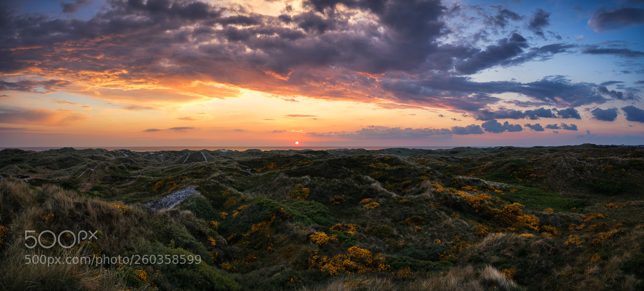 Sony a7 III sample photo. Sonnenuntergang am henne strand photography