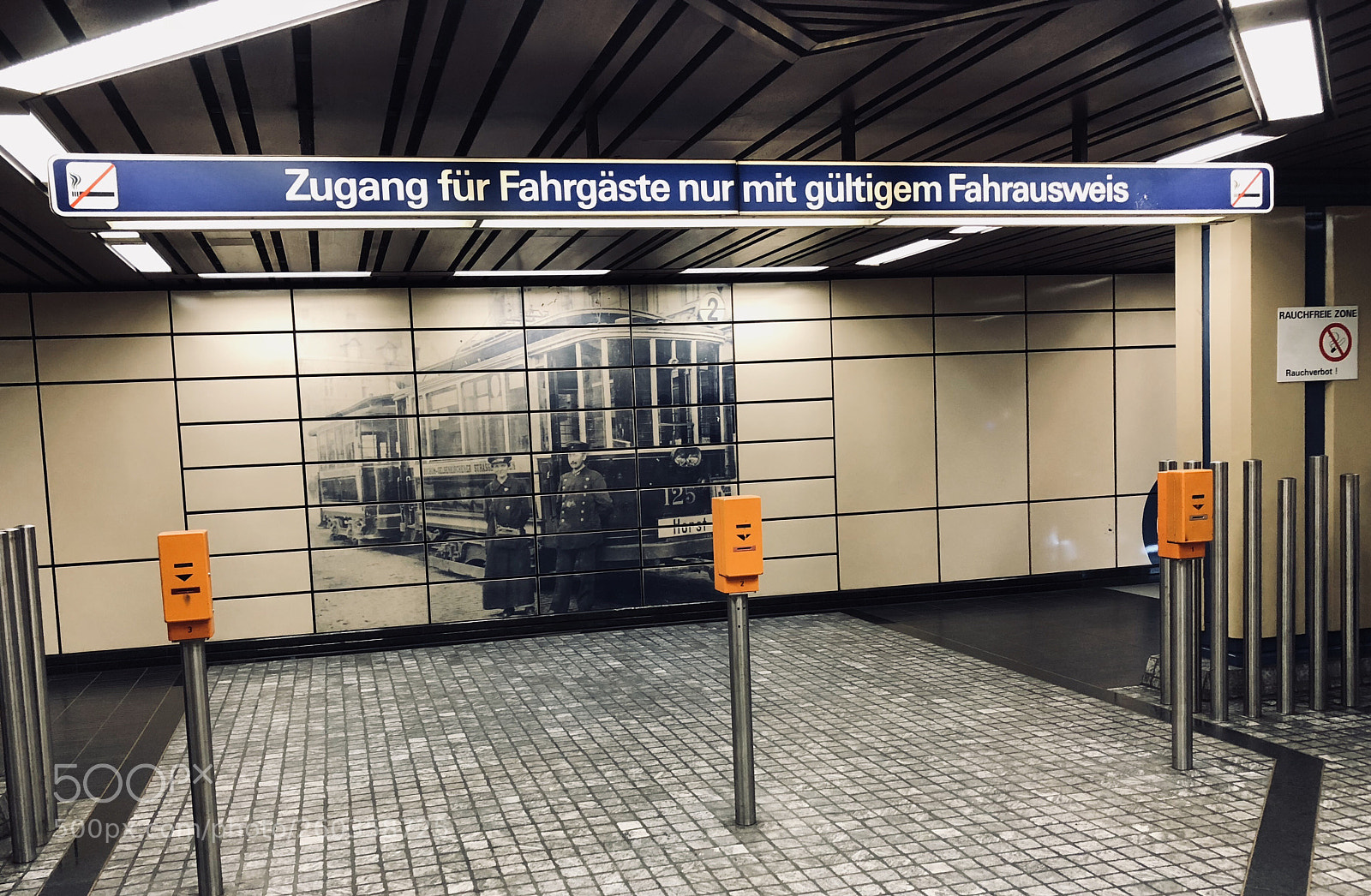 Apple iPhone 8 Plus sample photo. U bahn station oskar-hoffmann-strasse photography