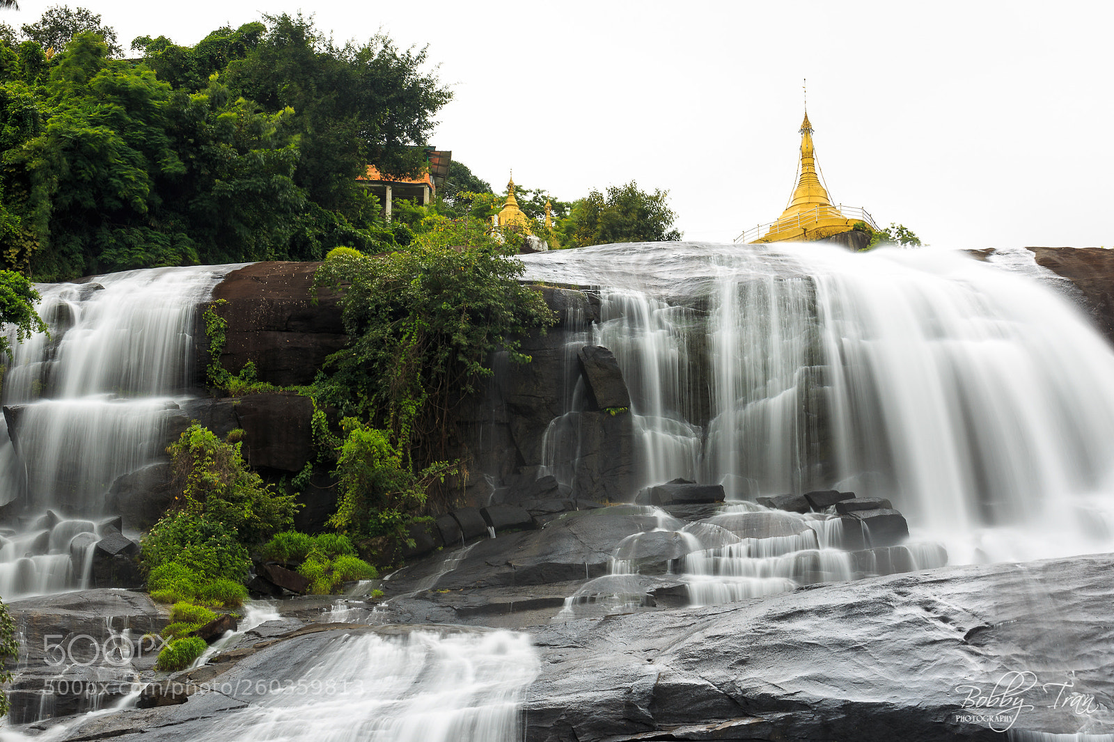 Canon EOS 6D sample photo. Waterfall in myanmar photography