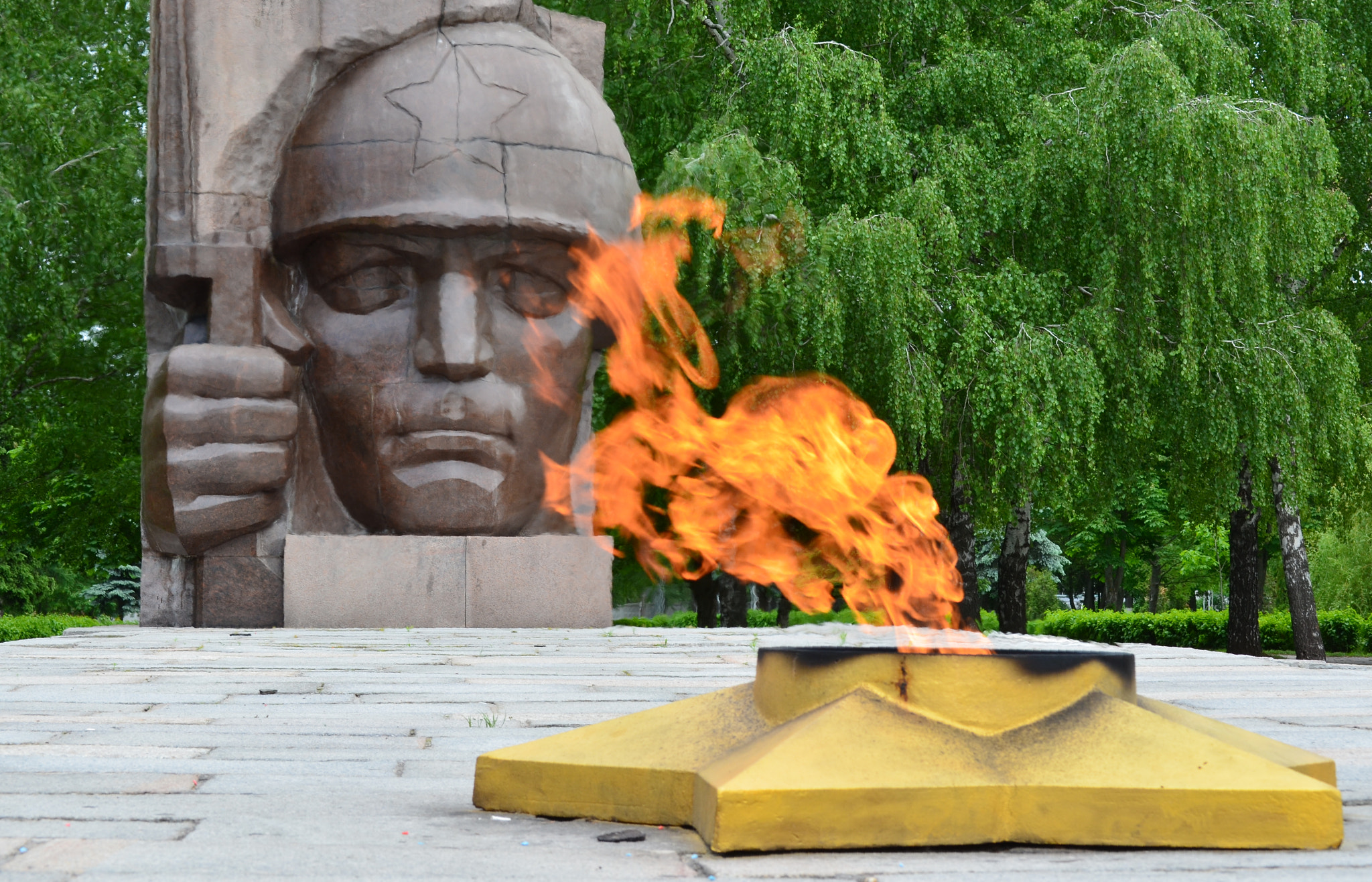 Nikon D5100 sample photo. Mp soldier fire photography