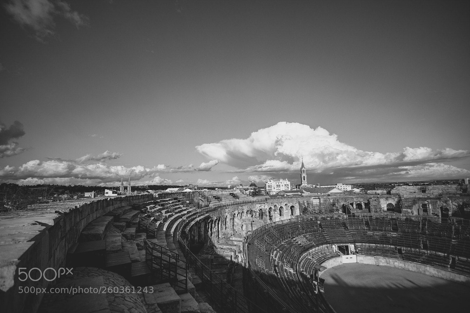 Fujifilm X-T10 sample photo. From above the arena photography