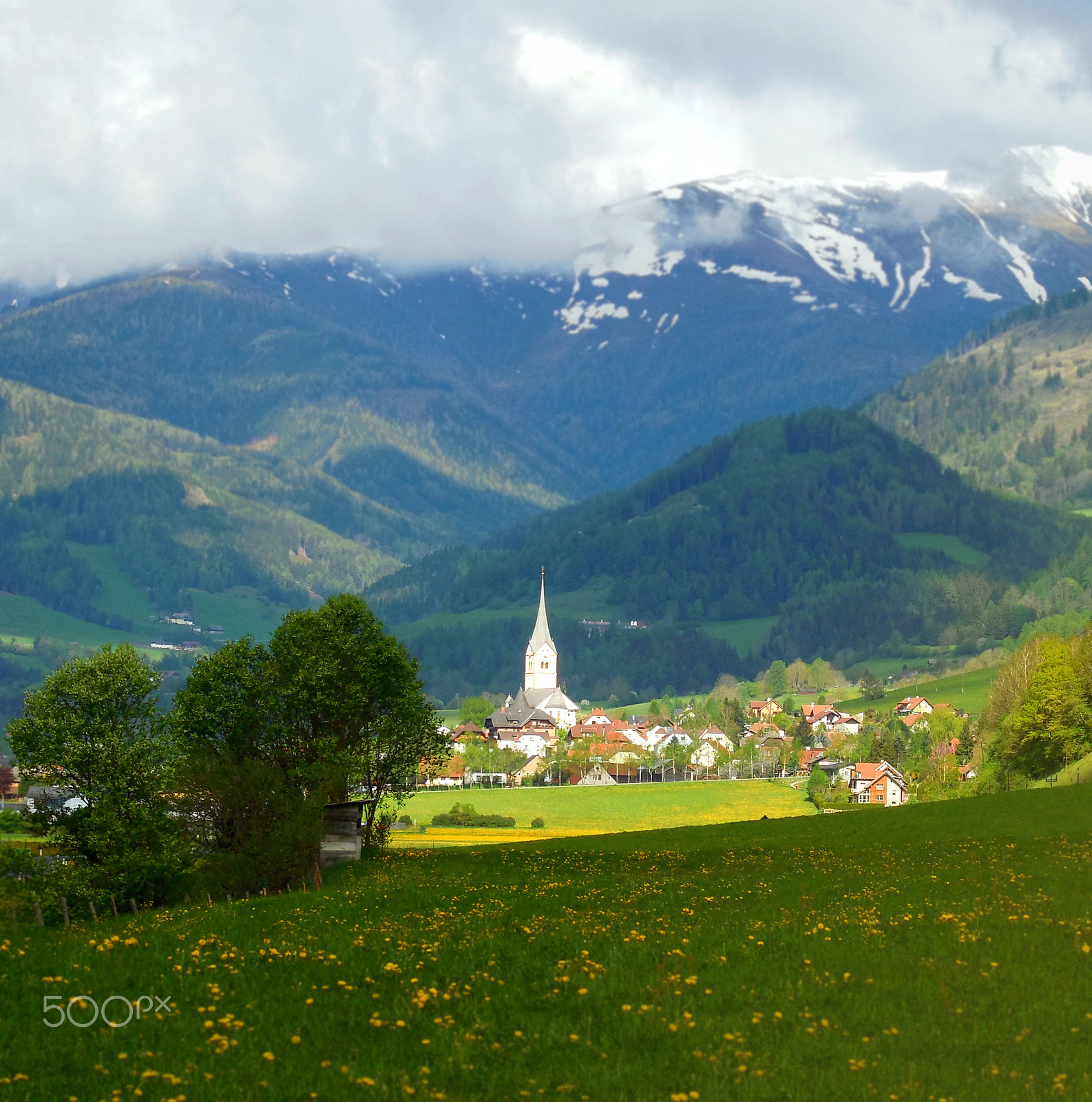 Nikon Coolpix L610 sample photo. A small village lost in the swiss alps photography