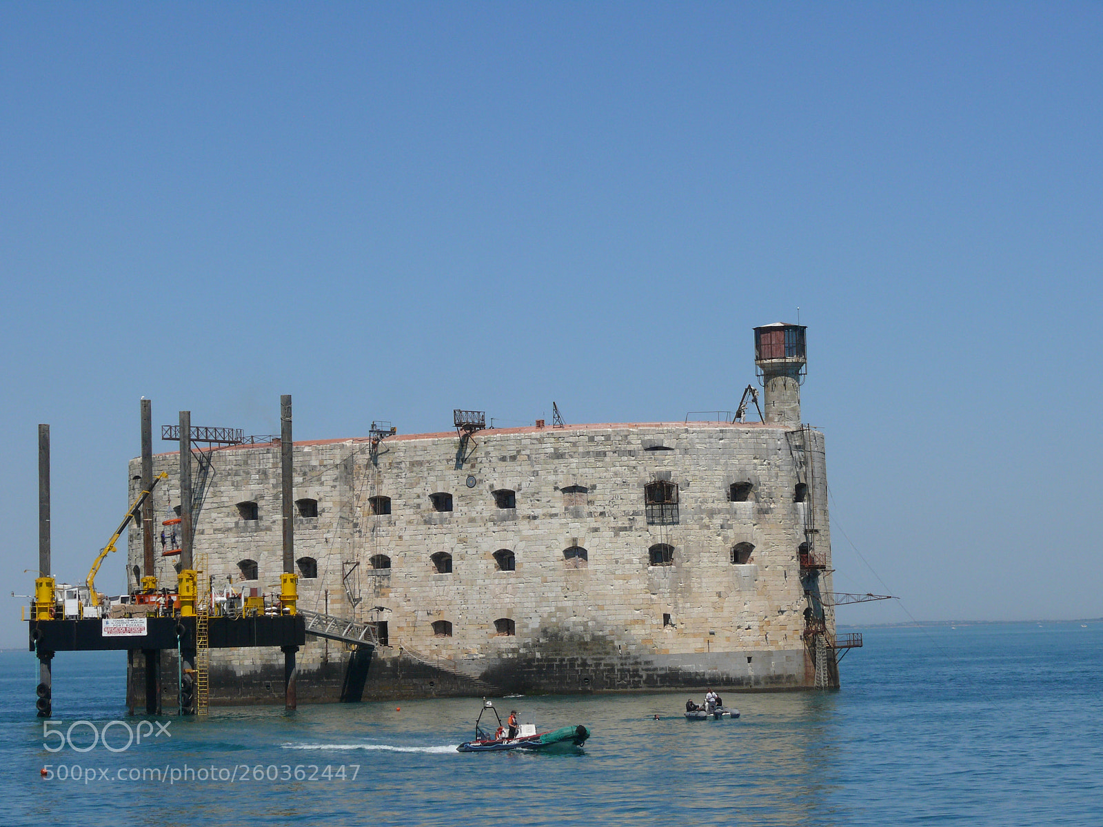 Panasonic DMC-FZ50 sample photo. Fort boyard photography