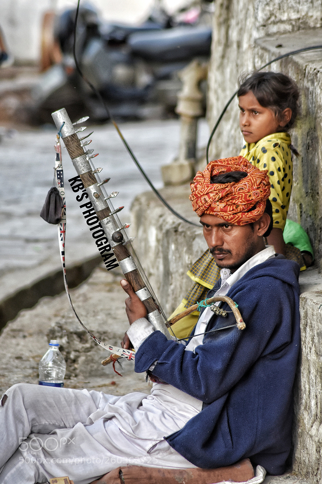 Nikon D3400 sample photo. Man playing ravanahatha indian photography