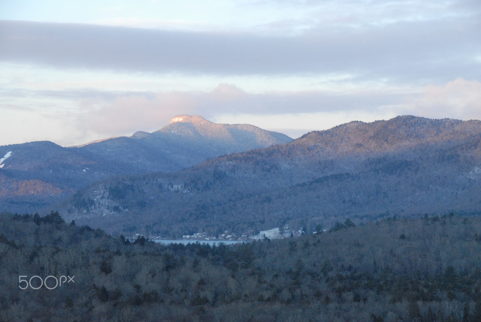 Nikon D200 sample photo. Snowy mountain photography