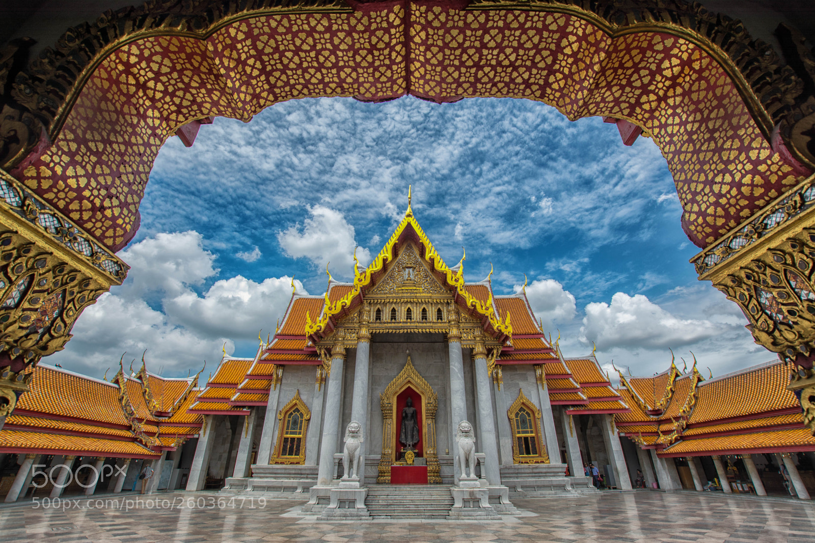 Nikon D5200 sample photo. Marble temple in bangkok photography