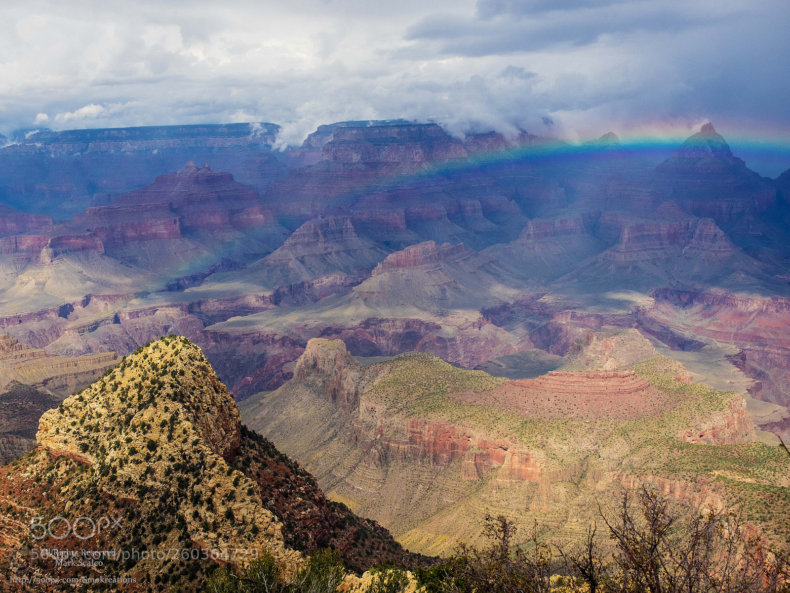 Olympus OM-D E-M1 sample photo. Grand canyon rainbow photography