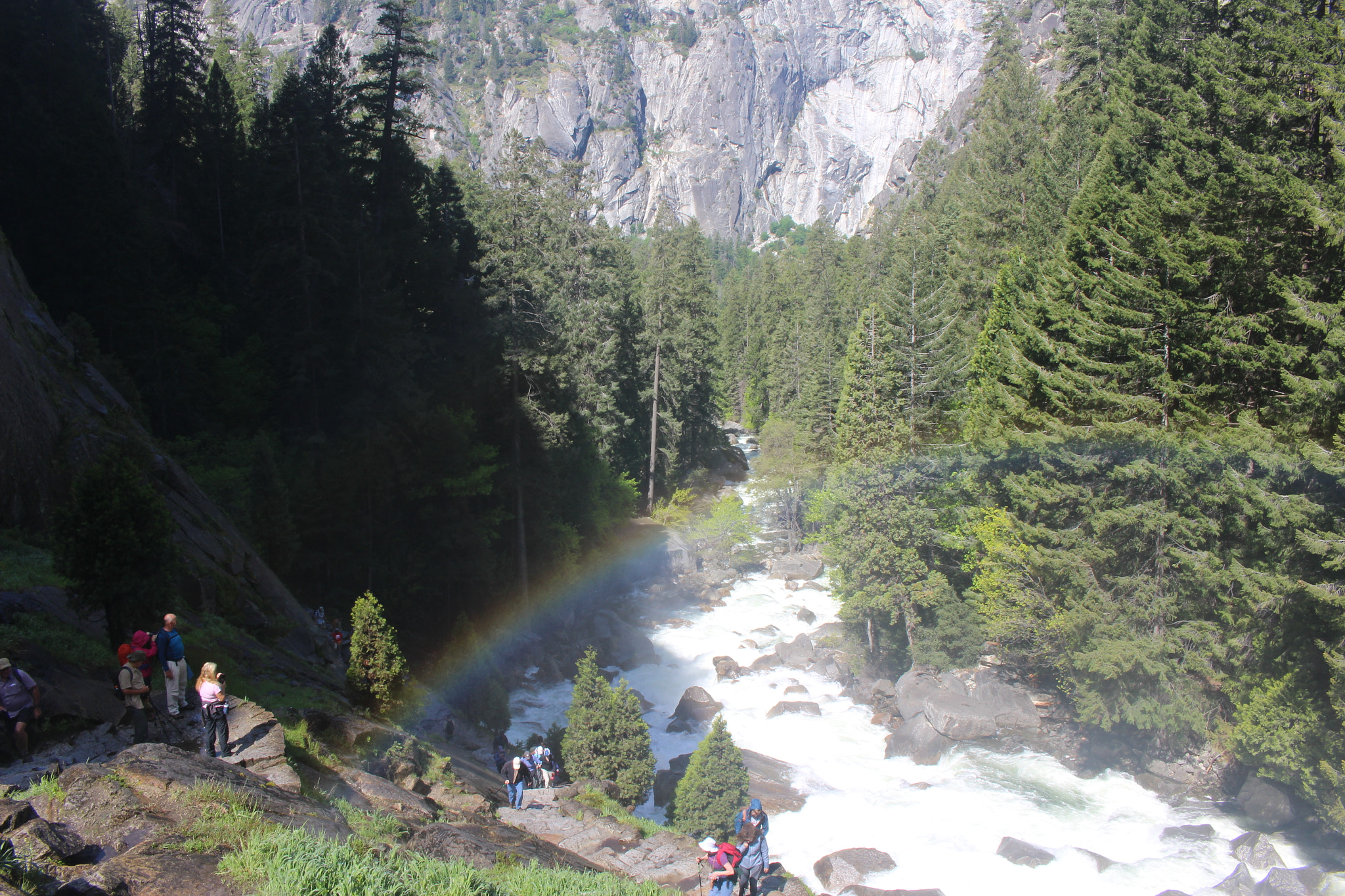 Canon EOS 100D (EOS Rebel SL1 / EOS Kiss X7) sample photo. Rainbow cascade photography