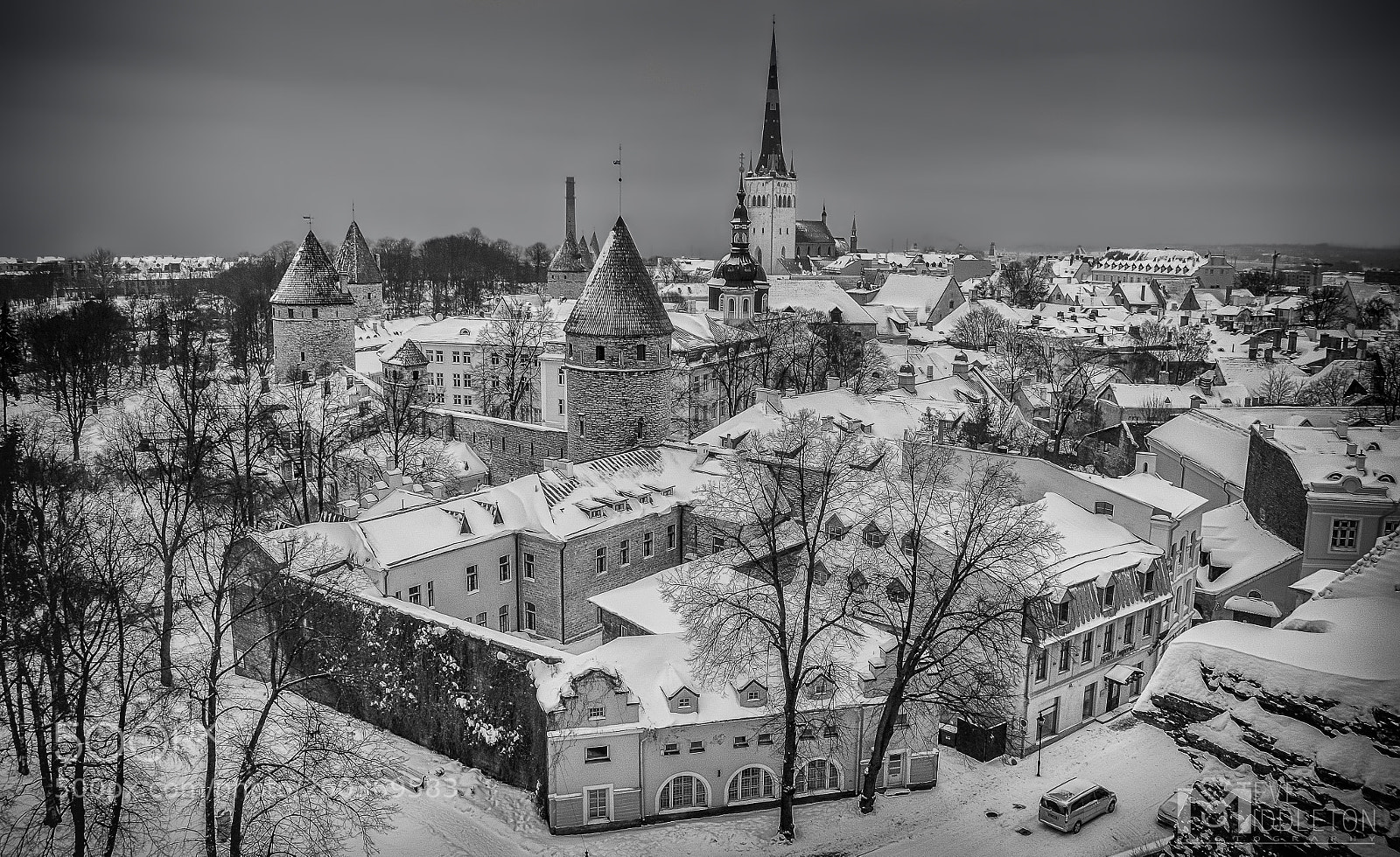 Nikon D5100 sample photo. The snowy city photography