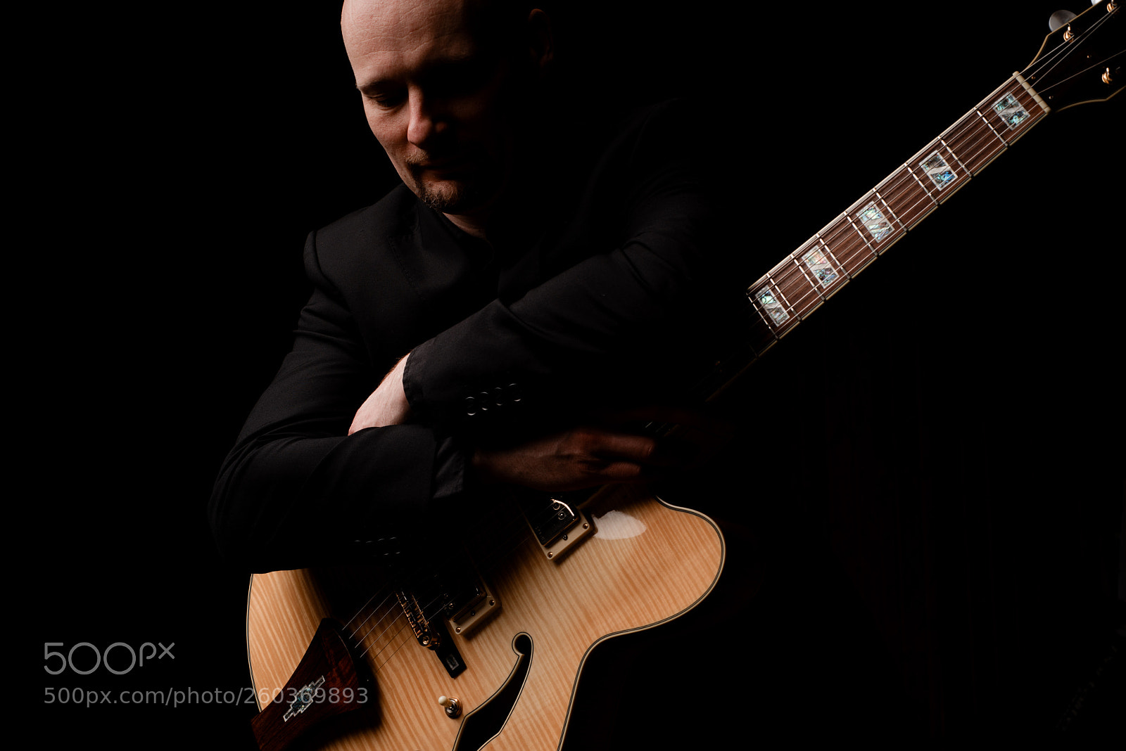 Sony a7R sample photo. Me and my guitar photography