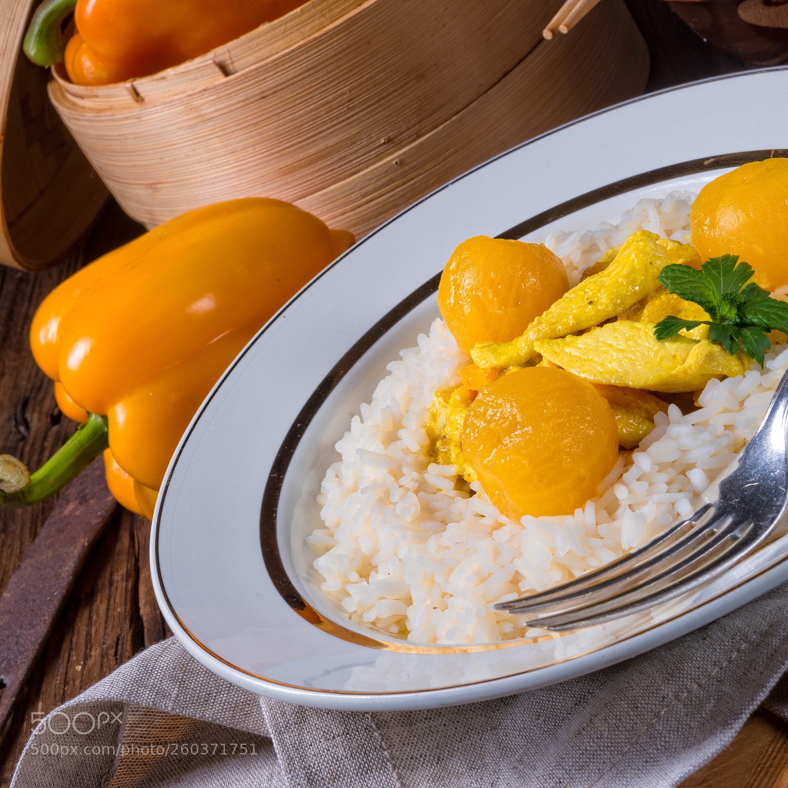 Nikon D810 sample photo. Chicken strips with rice photography