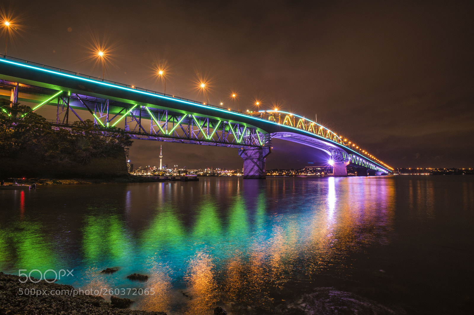 Nikon D750 sample photo. Auckland harbour bridge photography