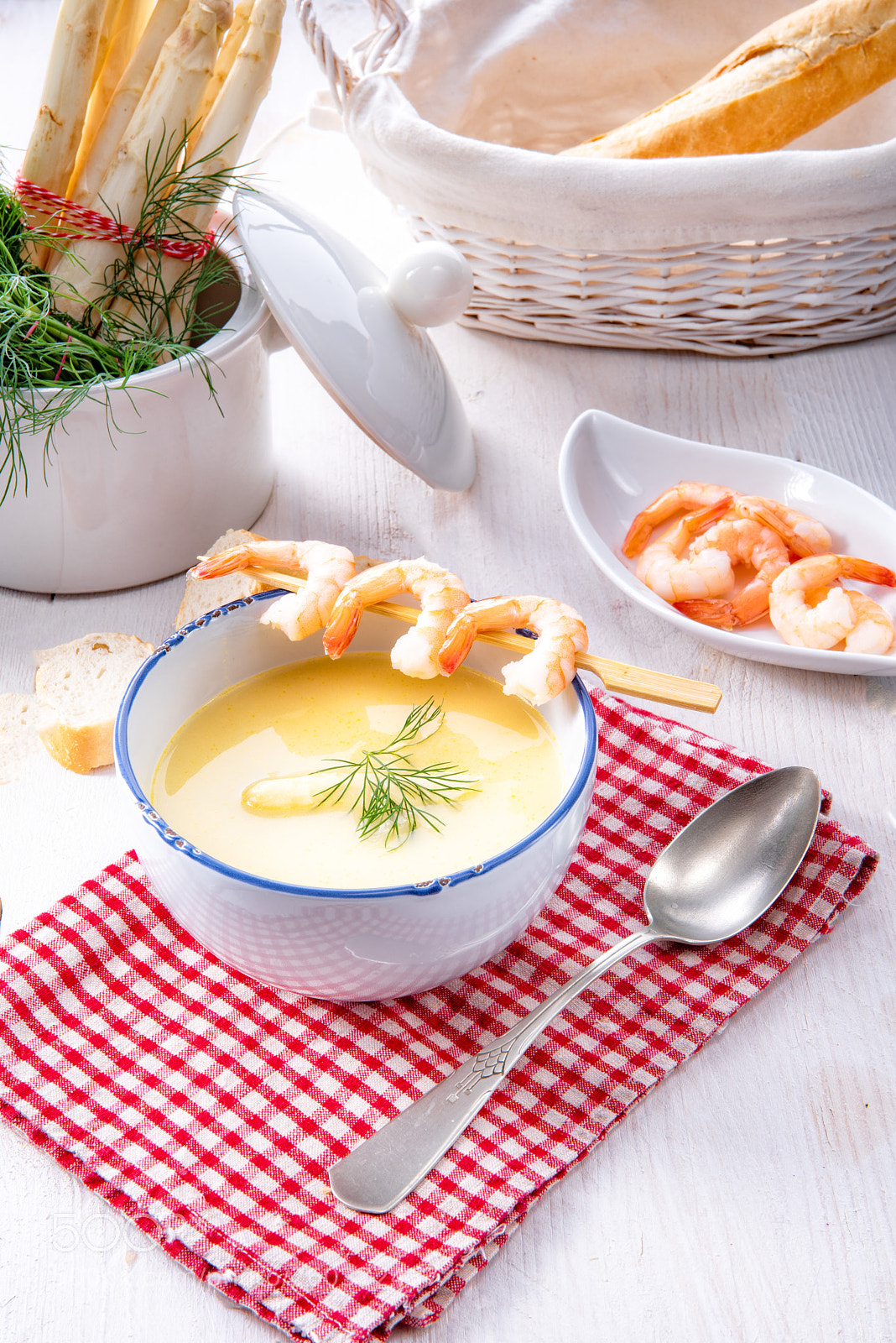 Nikon D810 sample photo. Rustic asparagus soup with photography