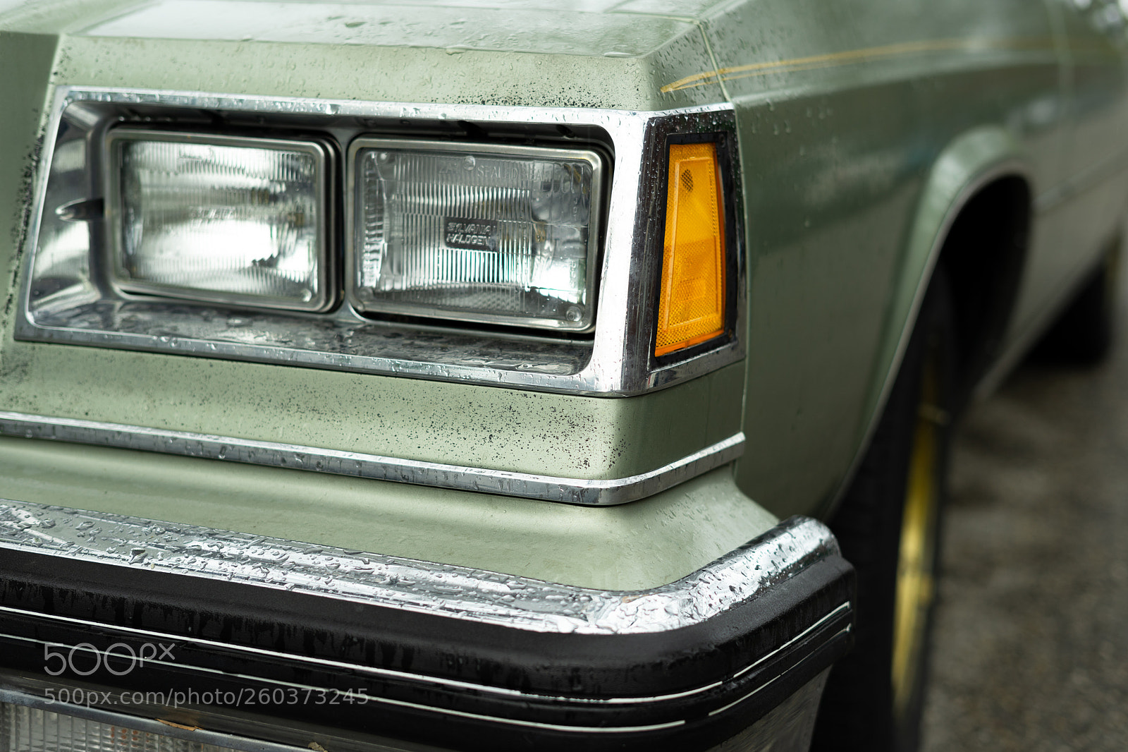Sony a7 II sample photo. Car after rain photography