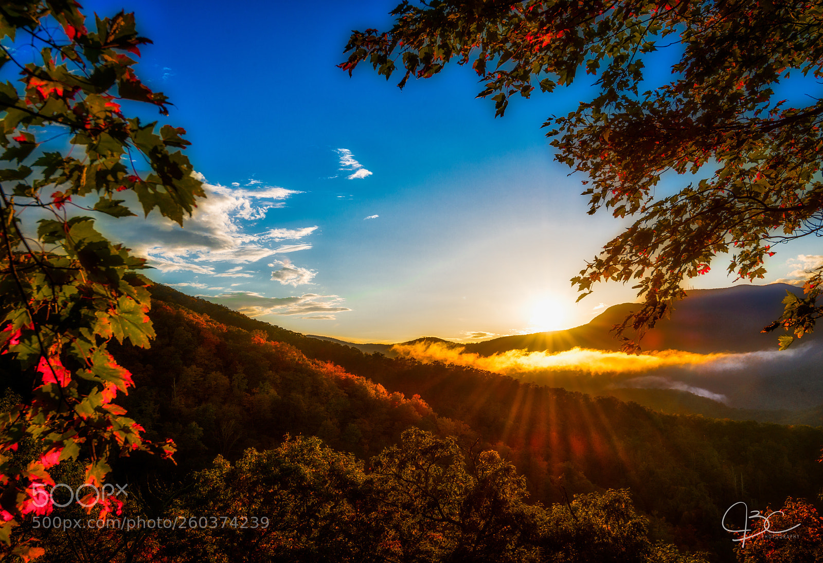 Nikon D800 sample photo. Blueridge sunset after the photography