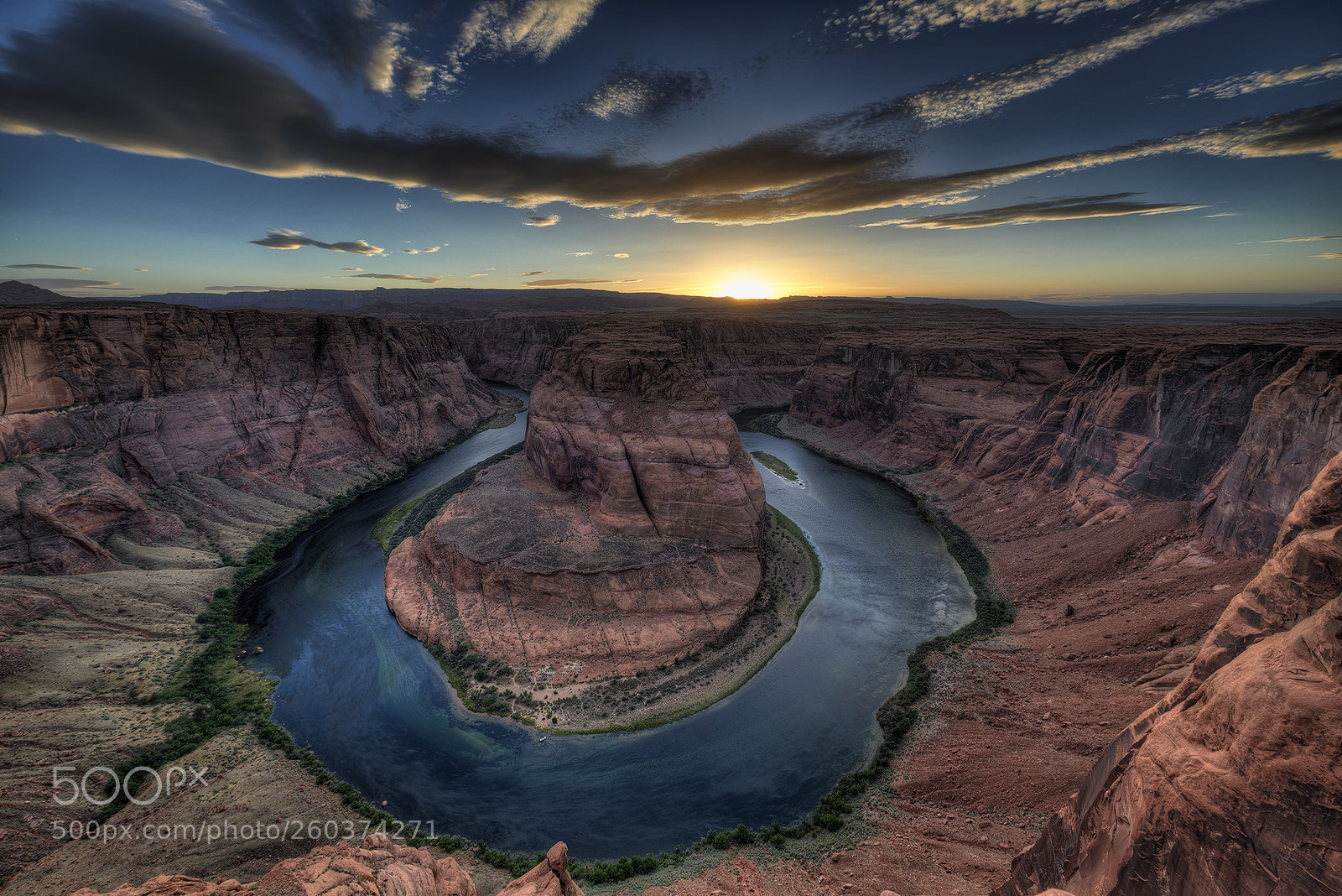 Nikon D850 sample photo. Horseshoe sunset photography