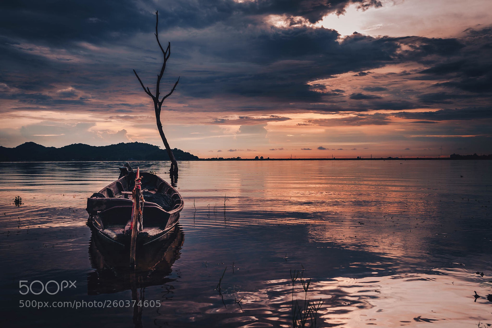 Sony a7 III sample photo. Lonely boat photography