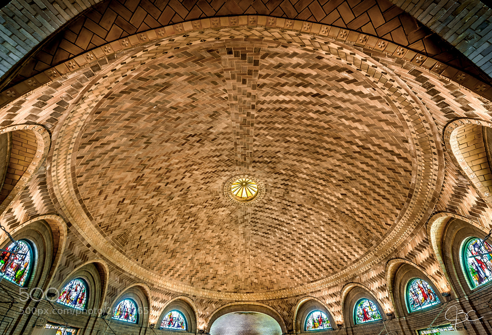 Nikon D800 sample photo. Basilica tile dome photography