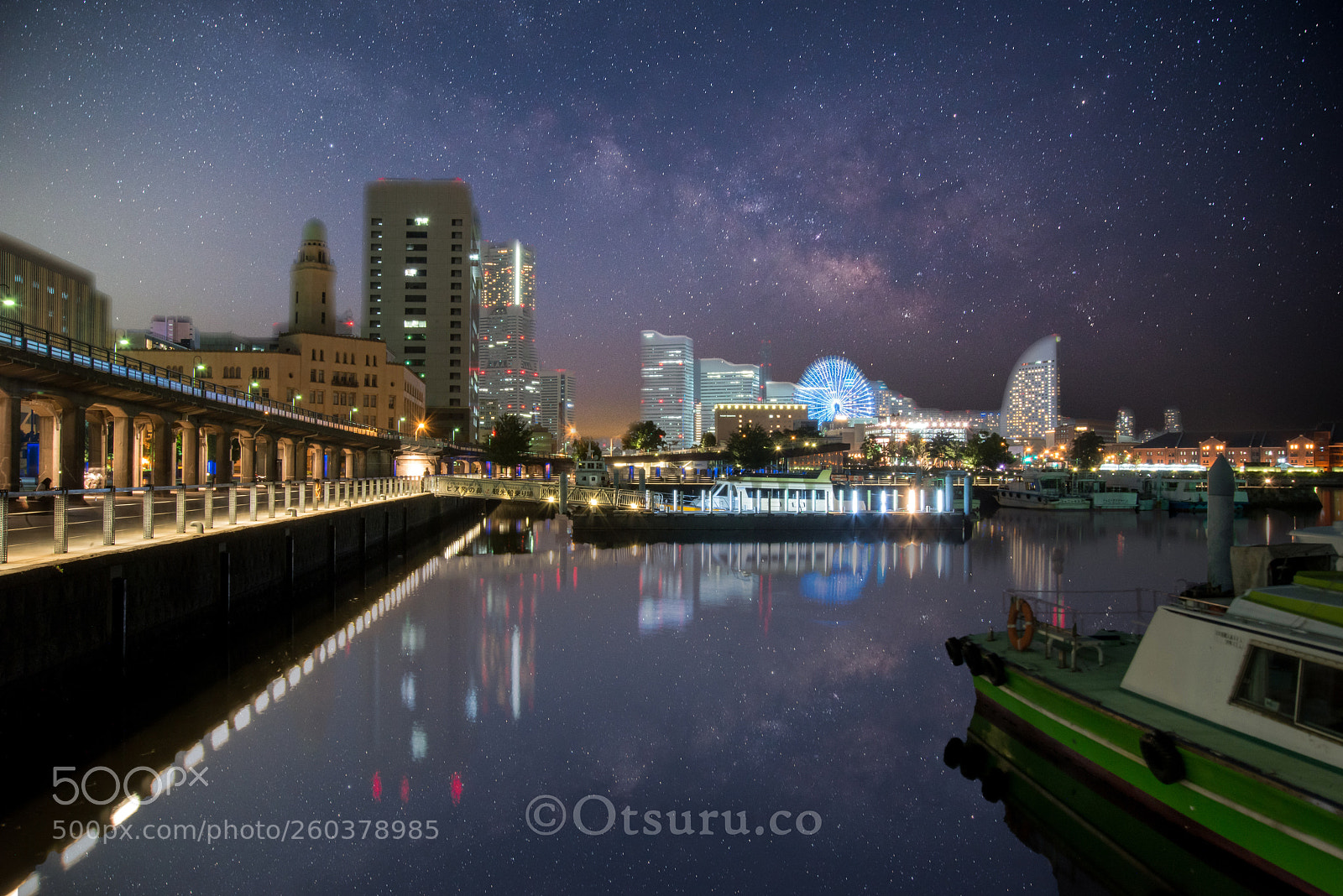Nikon D800 sample photo. Yokohama　milky way photography