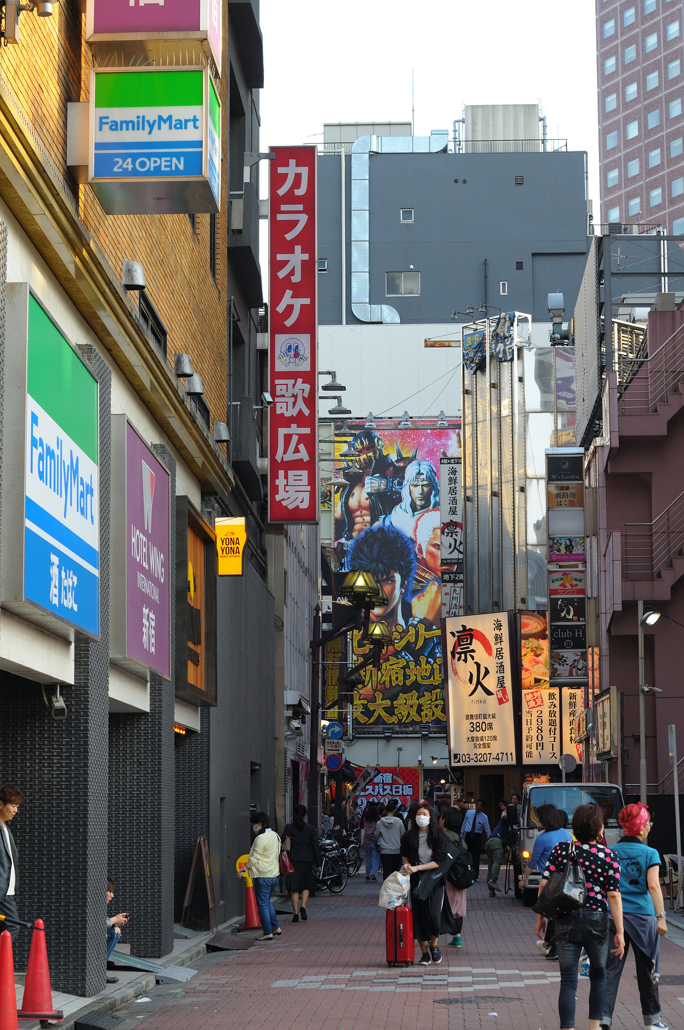 Nikon AF Nikkor 50mm F1.4D sample photo. Shinjuku, tokyo photography
