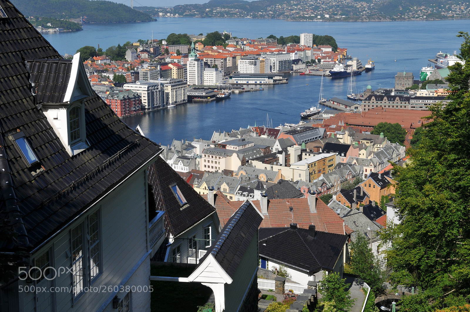 Nikon D300 sample photo. Bergen norvège photography