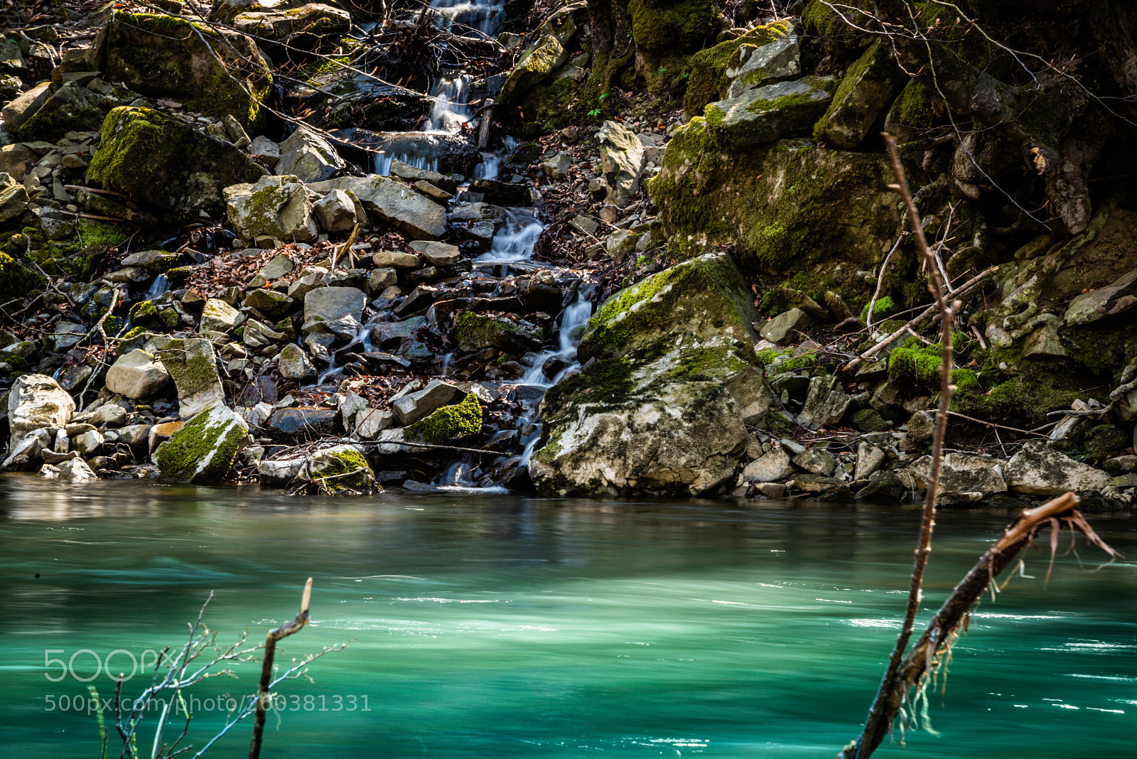 Nikon D750 sample photo. Small waterfall in the photography