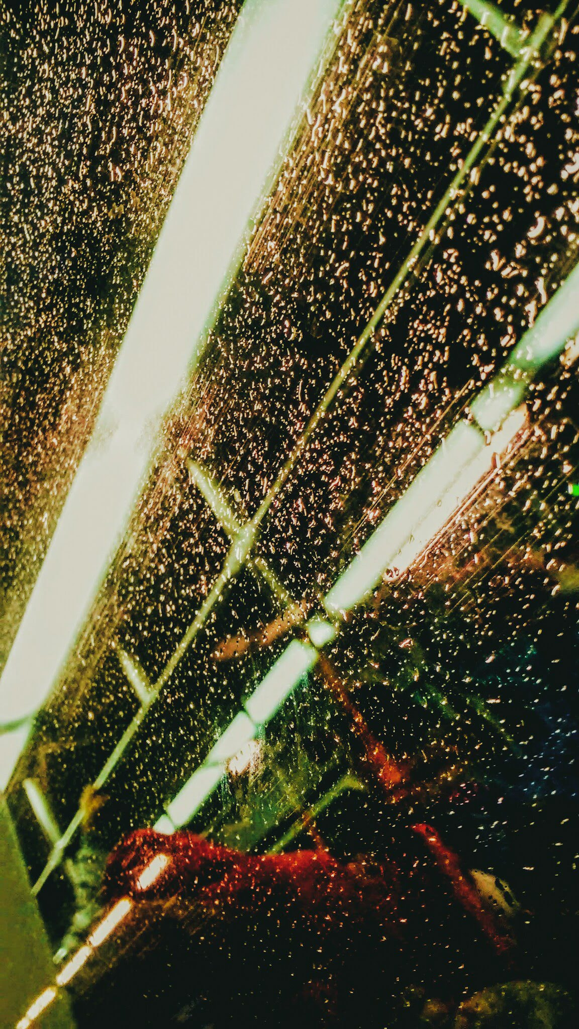 LG G2 MINI sample photo. Rain in the train window photography