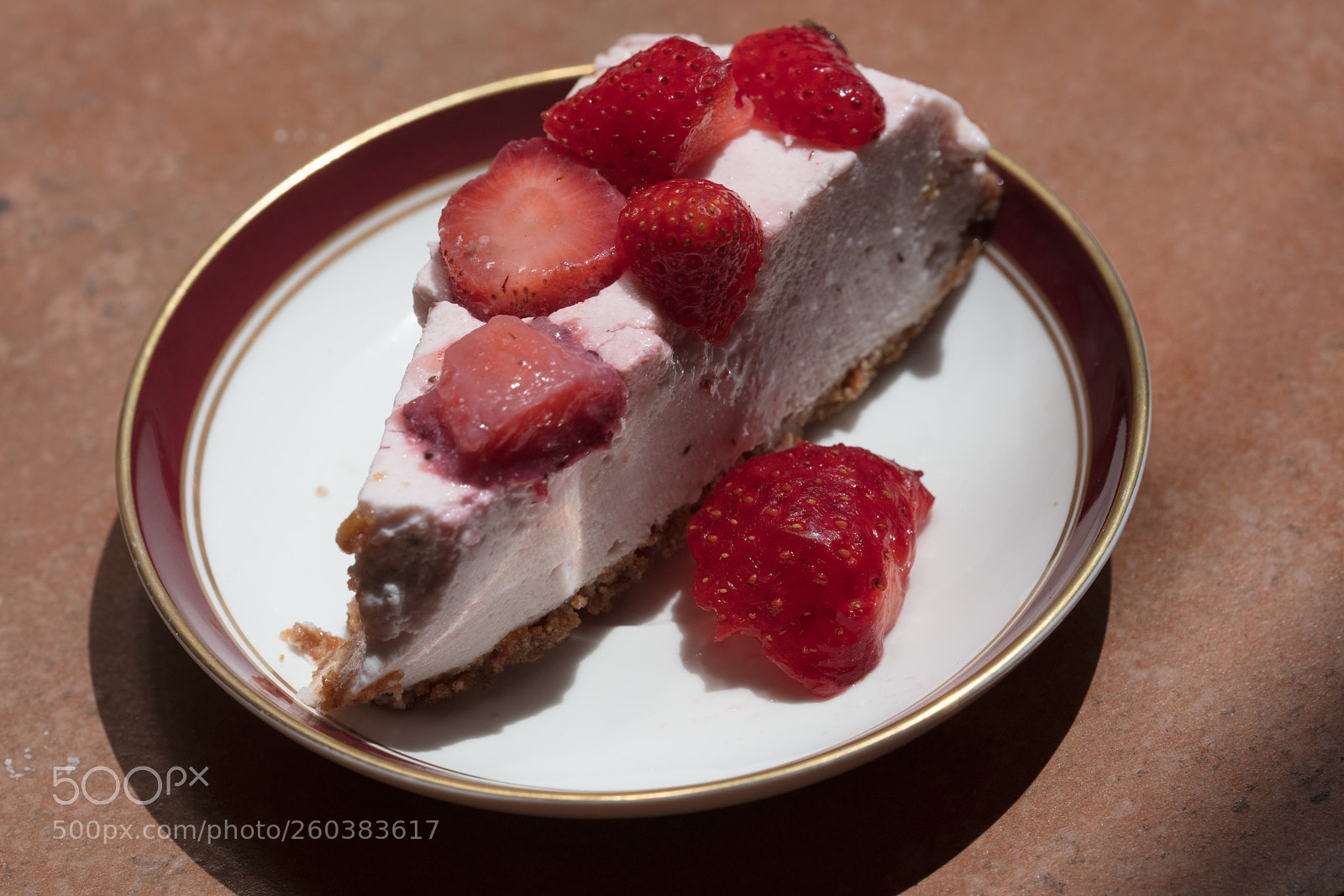 Canon EOS 5DS R sample photo. Slice of strawberry cheesecake photography