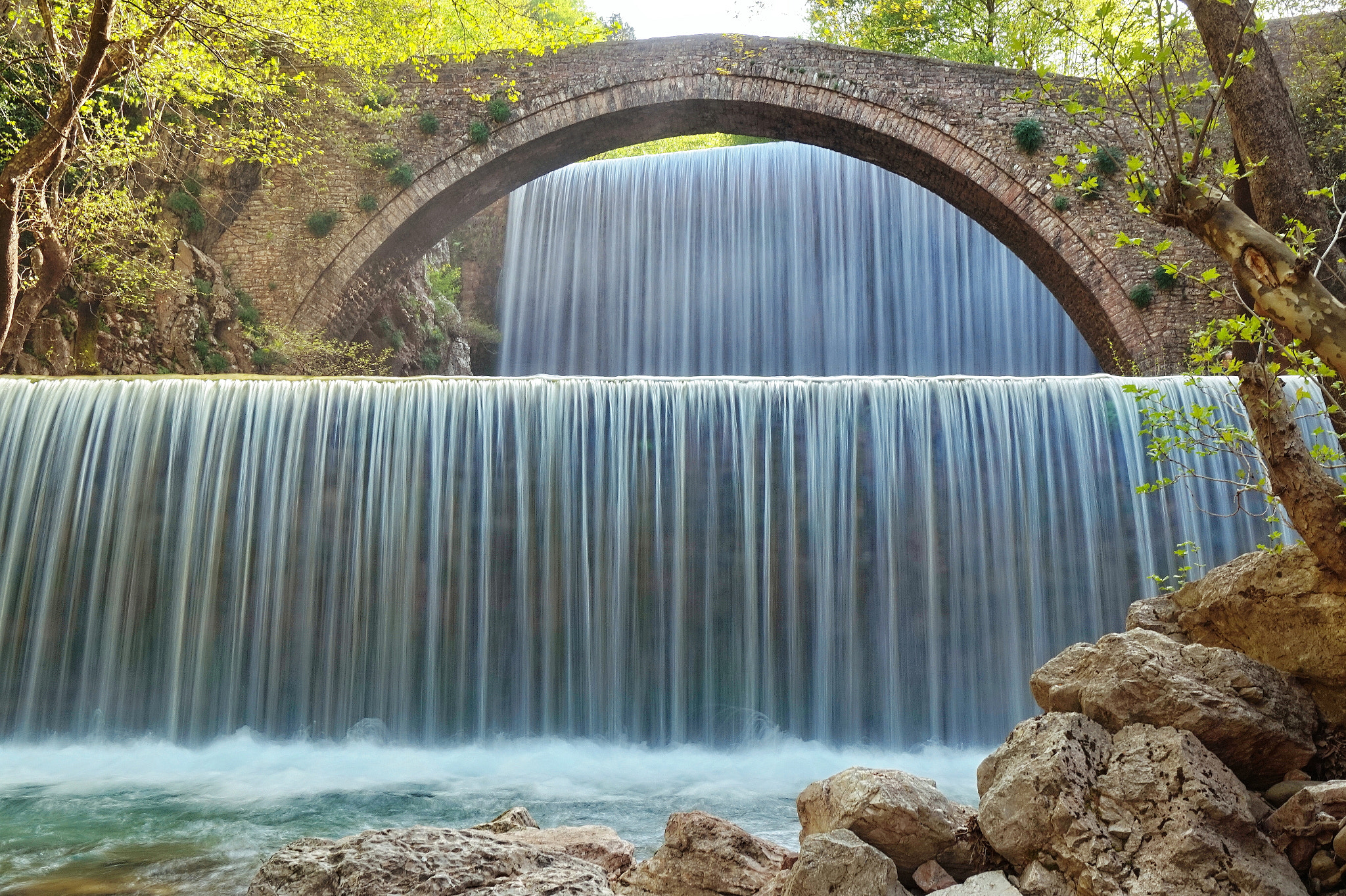 Sony E 16-50mm F3.5-5.6 PZ OSS sample photo. Palaiokarya bridge, greece photography