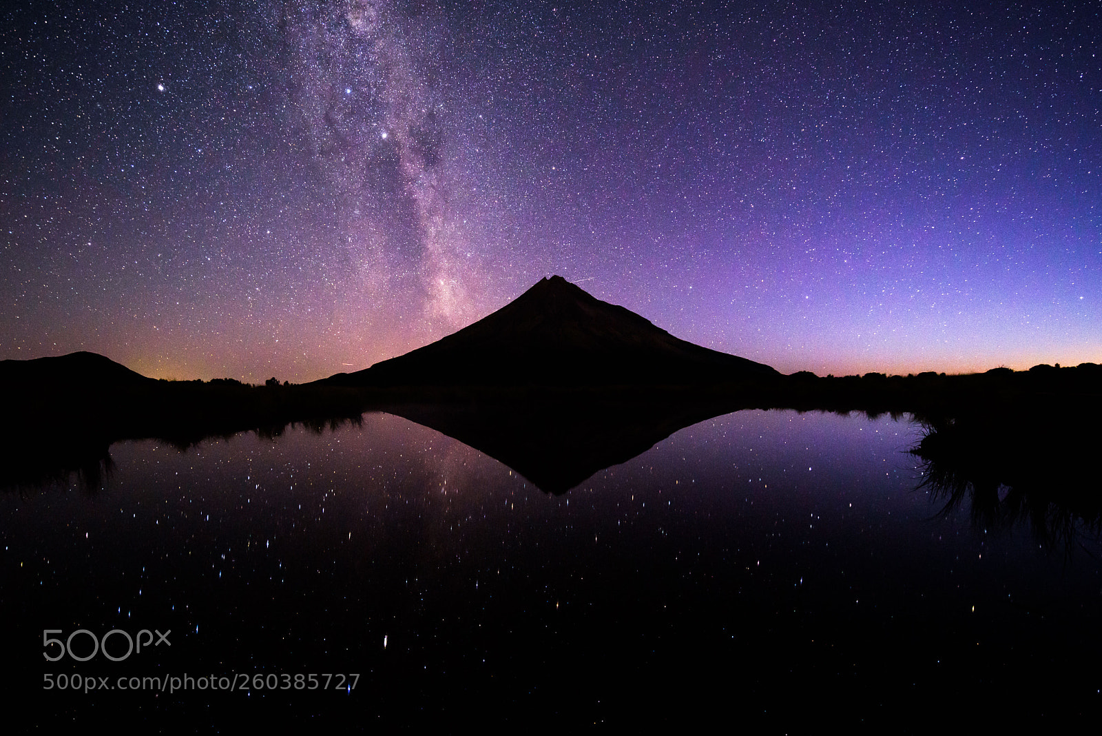 Nikon D750 sample photo. Pouakai tarns by night photography