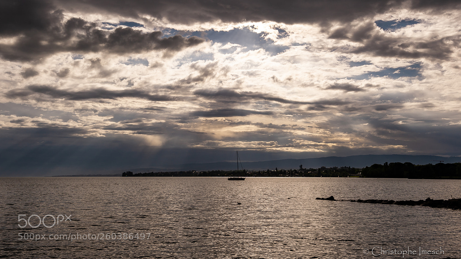 Nikon D700 sample photo. Orage sur le lac photography