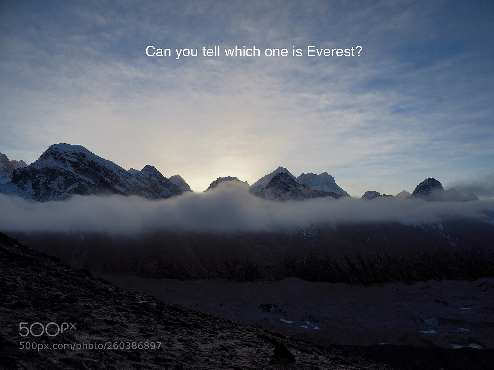 Olympus OM-D E-M5 II sample photo. Morning hike to gokyo photography
