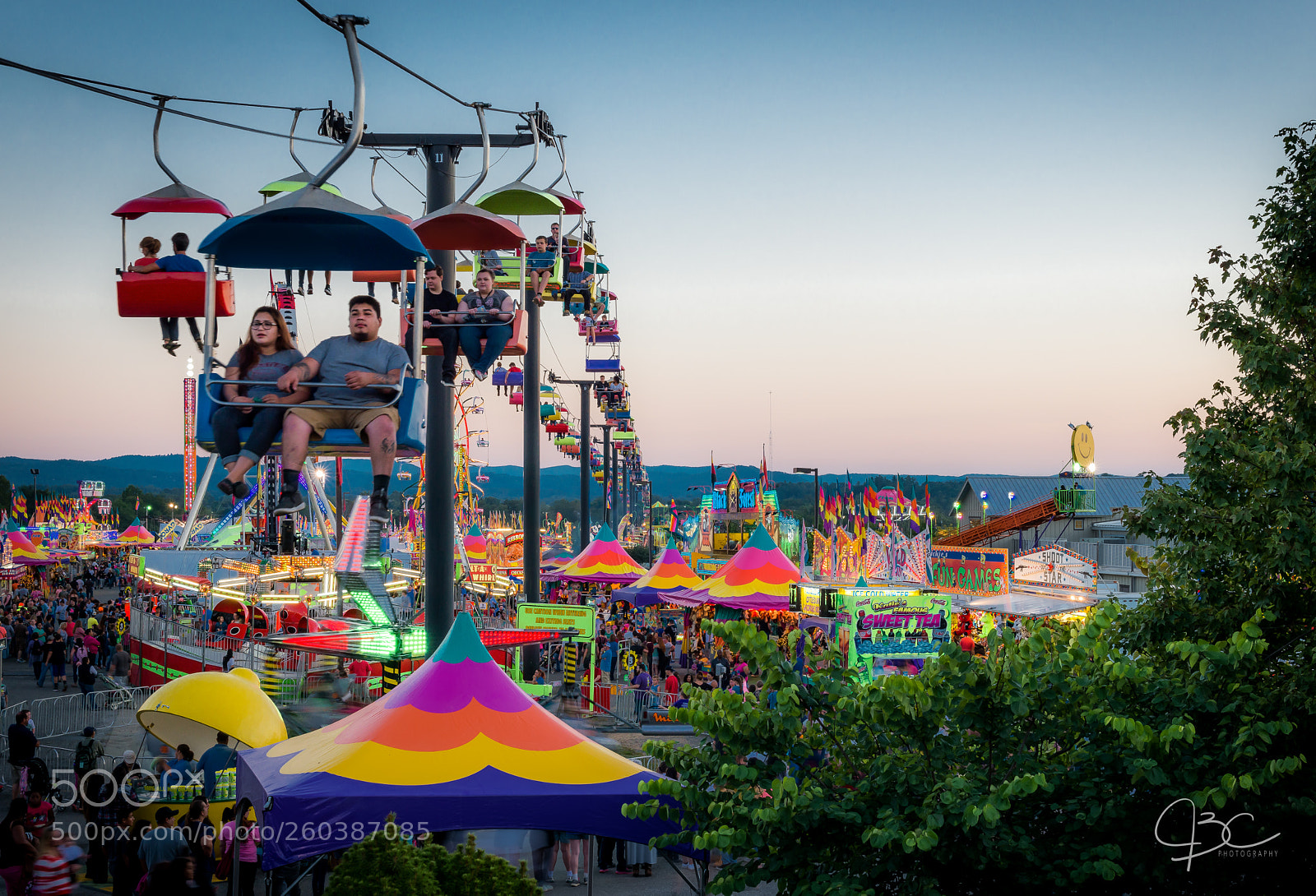 Nikon D800 sample photo. Overhead at the fair photography