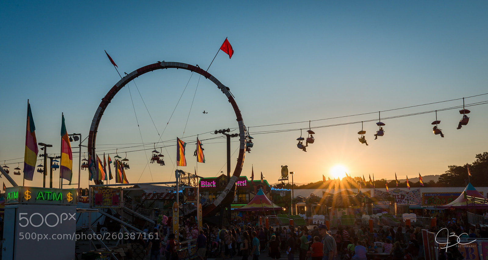 Nikon D800 sample photo. Sunset at the fair photography