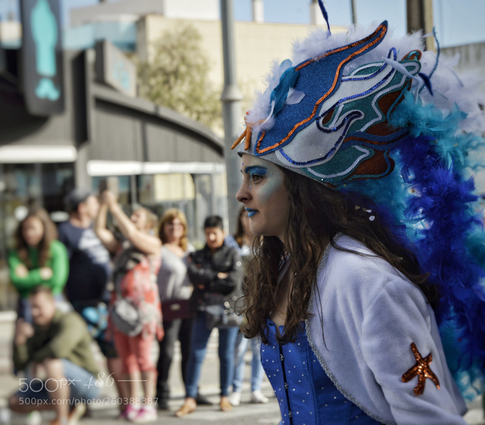 Nikon D3200 sample photo. Blue girl photography