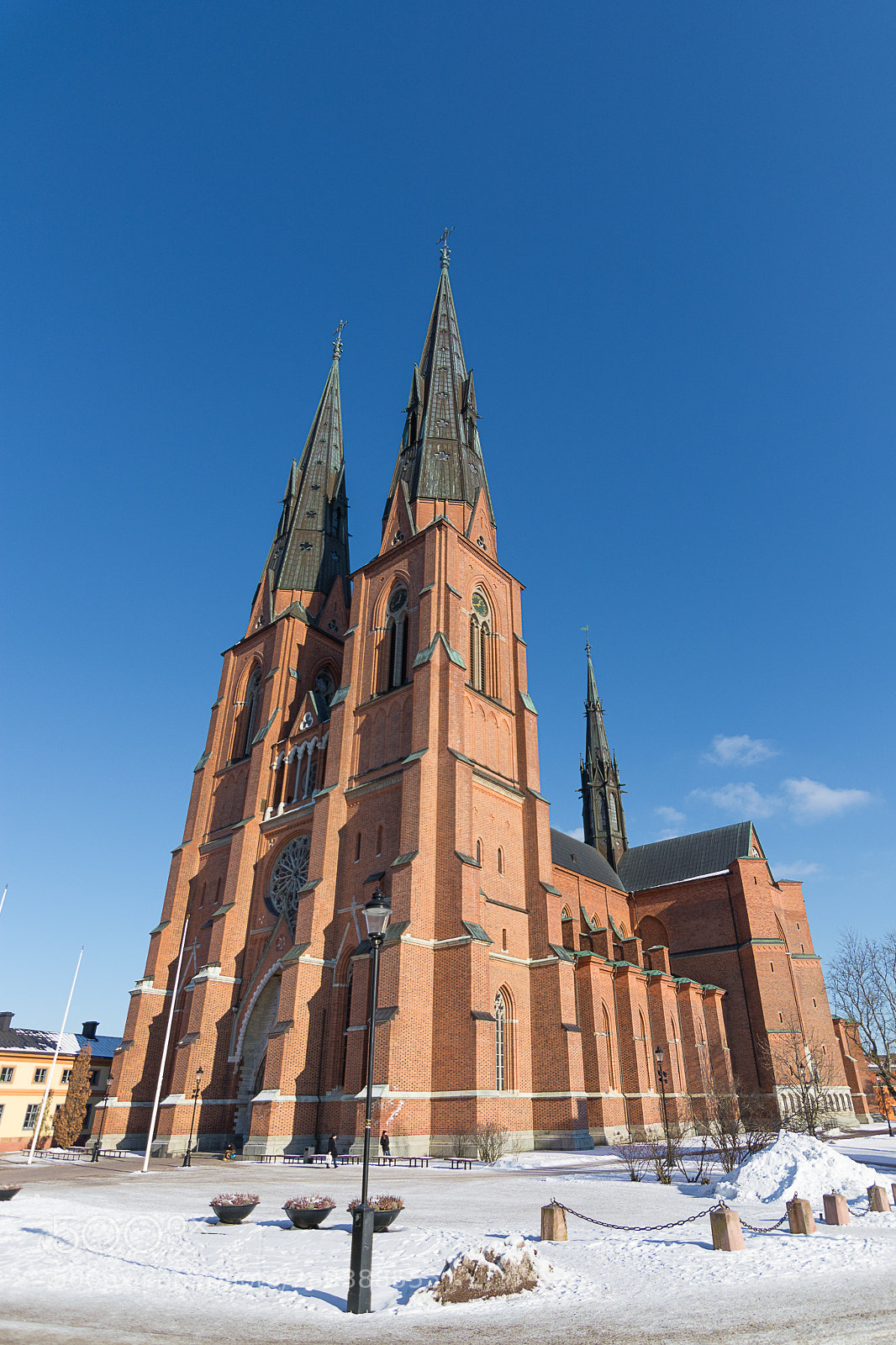 Nikon D5200 sample photo. Uppsala cathedral photography