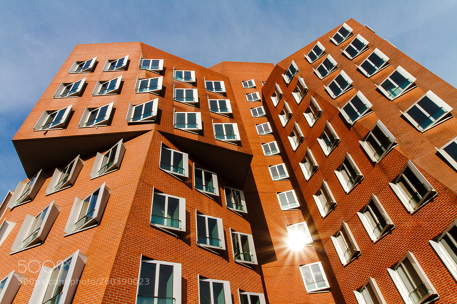 Canon EOS 7D sample photo. Gehry's düsseldorf photography
