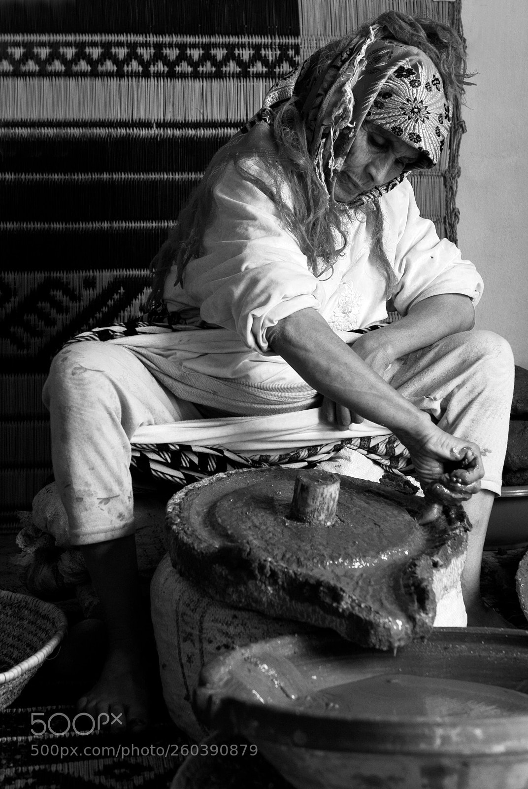 Nikon D700 sample photo. Argan oil production  photography