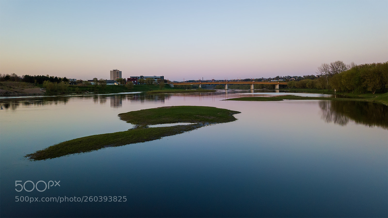 DJI FC220 sample photo. Bridging the sunset photography